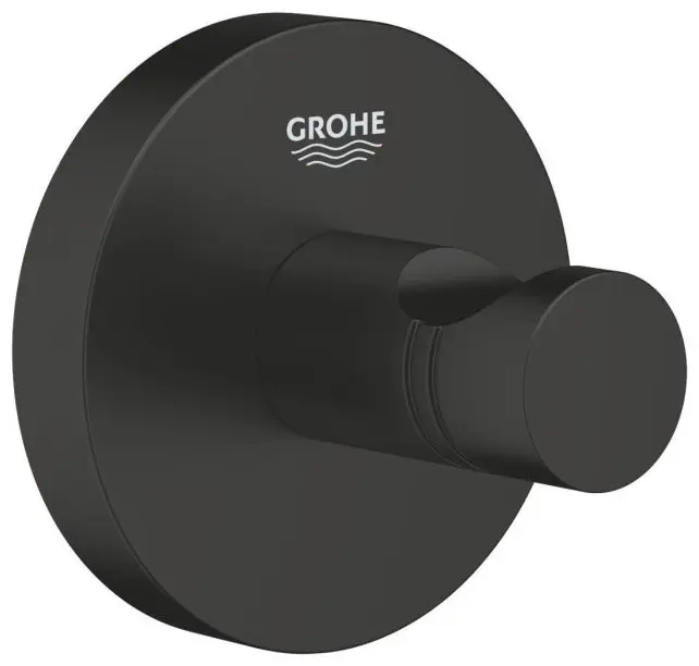 Grohe крючок Essentials 102460 черный матовый 1 шт, металл