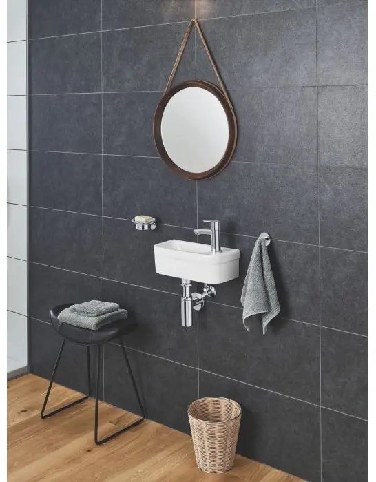 Раковина Grohe Euro Ceramic 37 см, альпин-белый 39327 подвесная угловая 36.9х17.9 см, санфарфор купить,NaN