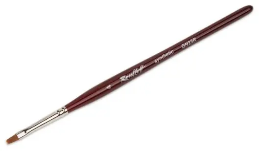 Roubloff GN23R-4 кисть плоская синтетика 1 шт купить,NaN