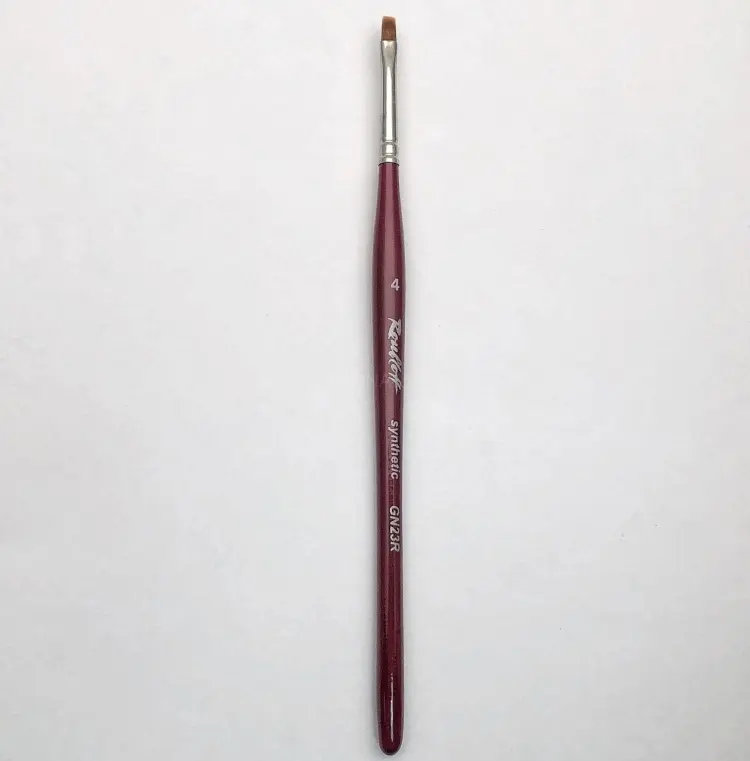 Roubloff GN23R-4 кисть плоская синтетика 1 шт купить,NaN