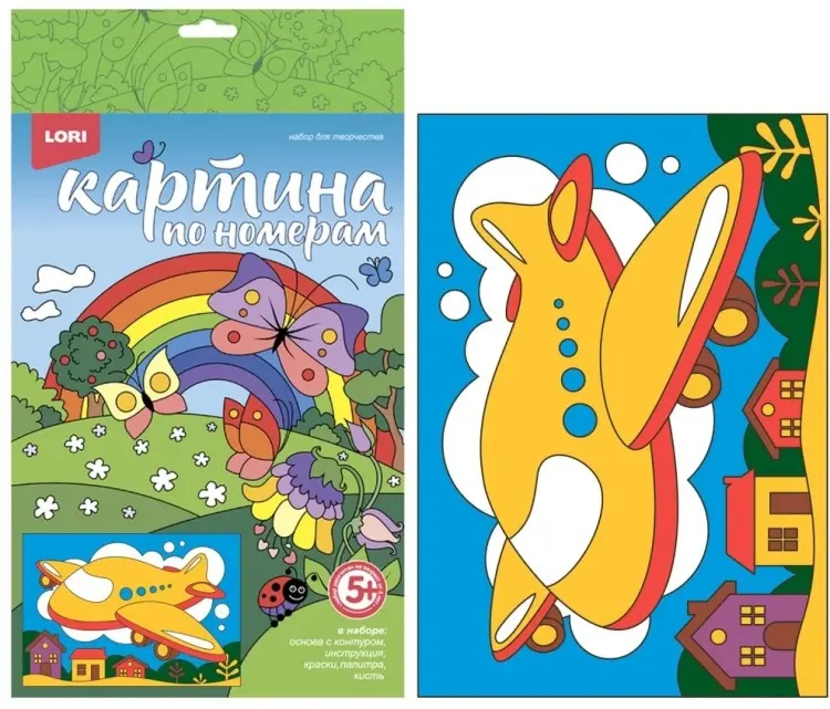 Картина LORI Южный самолет картон 28.5x20 см купить,NaN