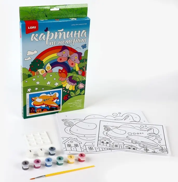 Картина LORI Южный самолет картон 28.5x20 см купить,NaN