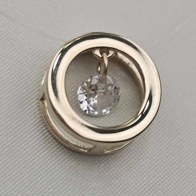 Подвеска Deimantas 121618577 вес 0.93 г золото, фианит купить,NaN