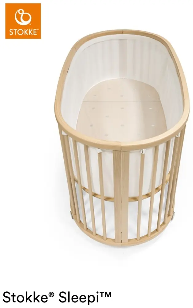 Сетчатый бортик для кровати Stokke Sleepi Bed Mesh Liner 598701, белый