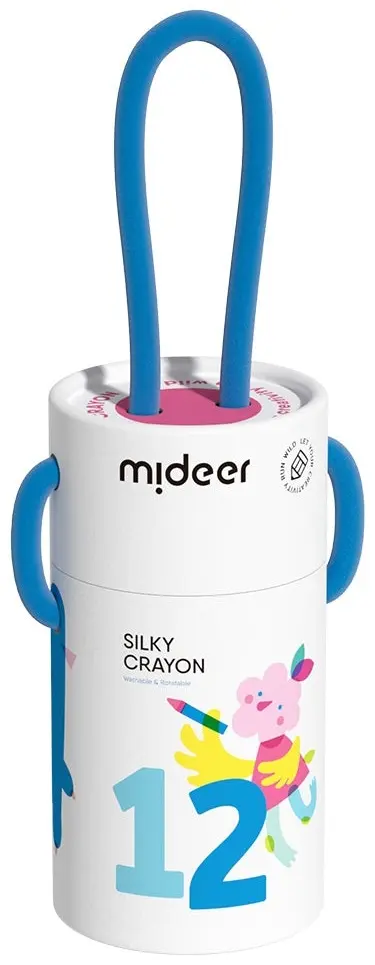 MiDeer мел восковой сечение круглое 12 шт купить,NaN