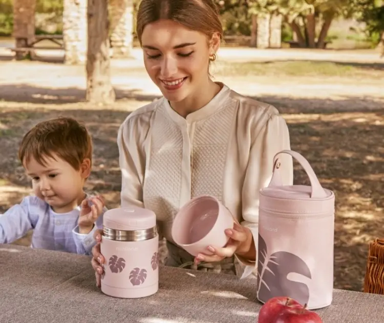Термос Miniland Terra Thermos 89446 600 мл, металл, розовый купить,NaN