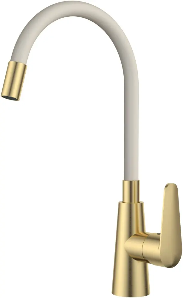 Смеситель ESKO Snake K48GLW, PPA, цвет белый, золотой - ForteMarket Смеситель ESKO Snake K48GLW, PPA, цвет белый, золотой купить,63800