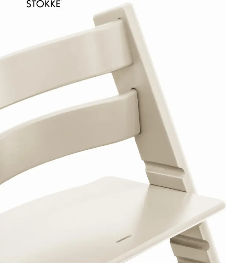 Детский растущий стульчик Stokke Tripp Trapp, массив дерева, 46x49x79 см, ваниль купить,NaN