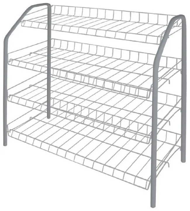 Обувница Nika 66x28x70 см, металл купить,NaN