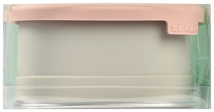 Контейнер Beaba BOITE REPAS INOX GRIS V/D ROSE 914002 , металл, розовый