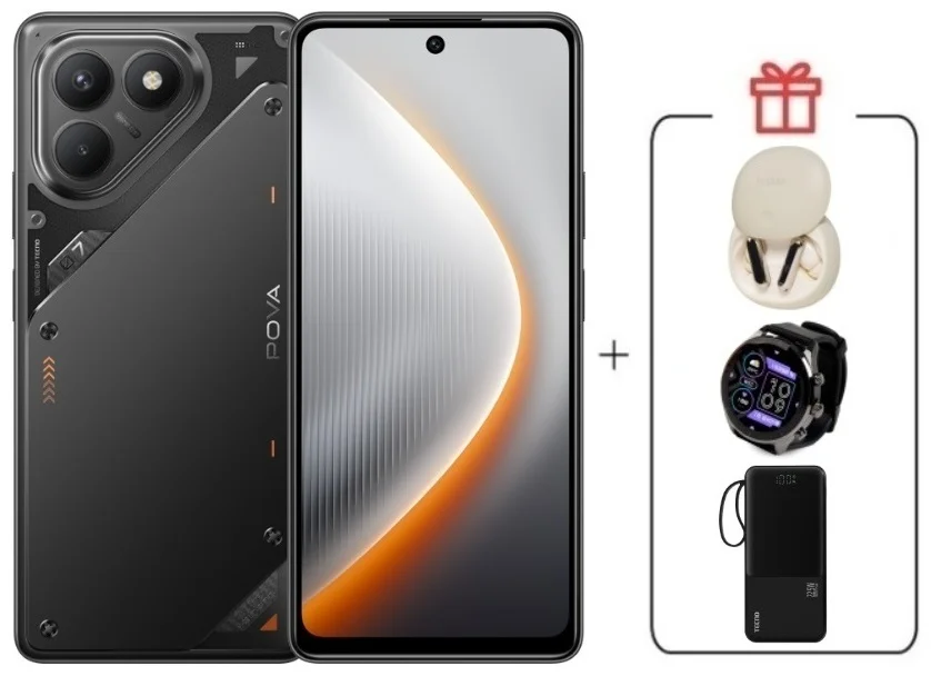 Смартфон Tecno Pova 7 Neo 8/128GB Geek Black + подарок купить,NaN