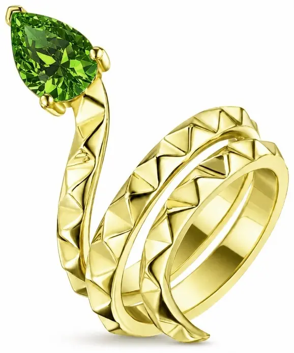 Кольцо Geoma Jewelry 27401-Y размер 15 вес 3.64 г серебро, хризолит купить,150000