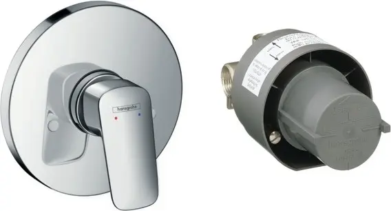 Смеситель для ванны с душем HansGrohe Logis СМ 71666000, однозахватный купить,NaN