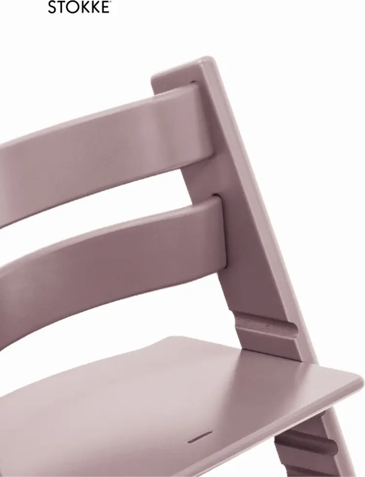 Детский растущий стульчик Stokke Tripp Trapp, массив дерева, 46x49x79 см, светло-фиолетовый купить,NaN