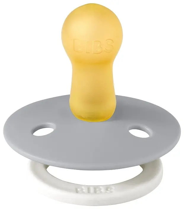 Пустышка BIBS Colour Cloud Glow 6+ месяцев, 1 шт, серый