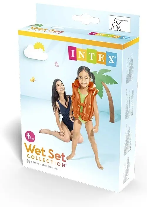 Жилет для детей Intex кол-во мест: 1, оранжевый купить,NaN