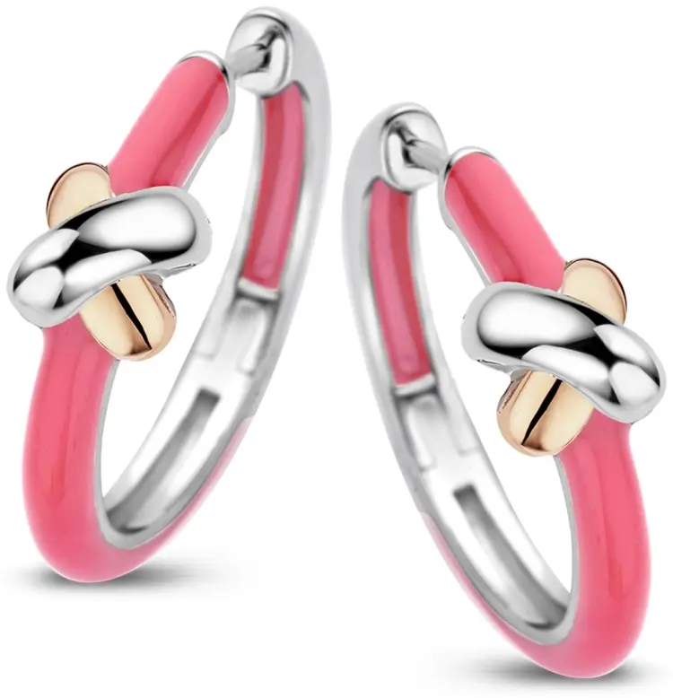 Серьги Tirisi TM7080FP(2P) вес 0.59 г серебро, золото, эмаль купить,NaN