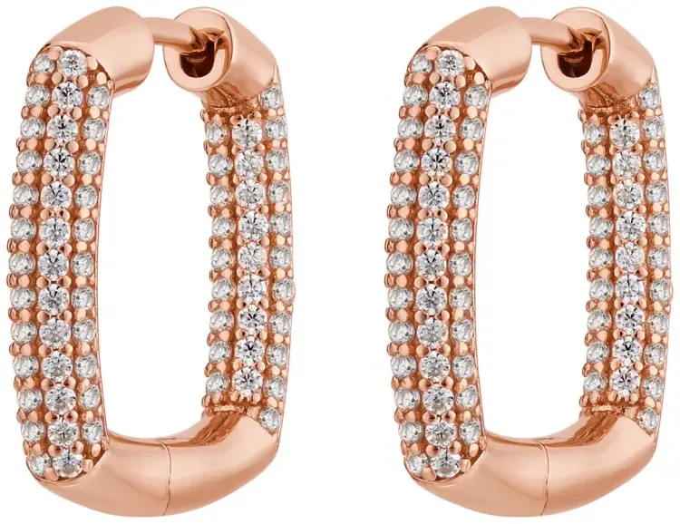 Серьги Rosato RZBI22 вес 7.36 г серебро, фианит купить,NaN