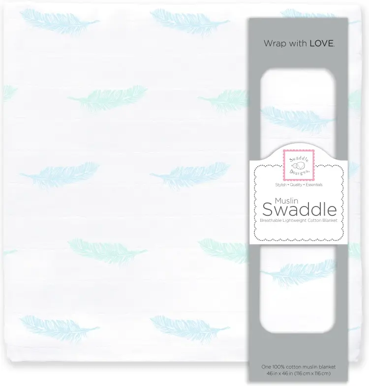 Пеленка текстильная Swaddle Designs Muslin Swaddle Single SDM-148D-CH, 1 шт, 115x115 см купить,NaN