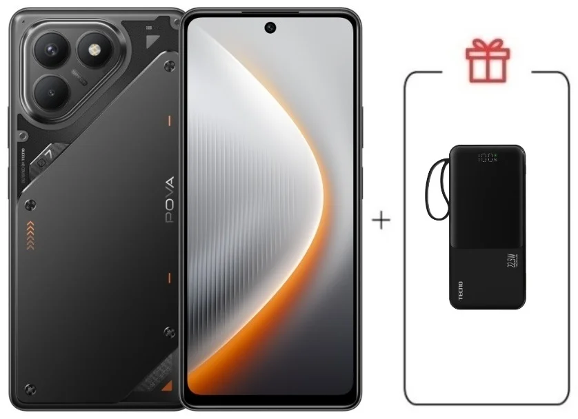 Смартфон Tecno Pova 7 Neo 8/128GB Geek Black + подарок купить,NaN