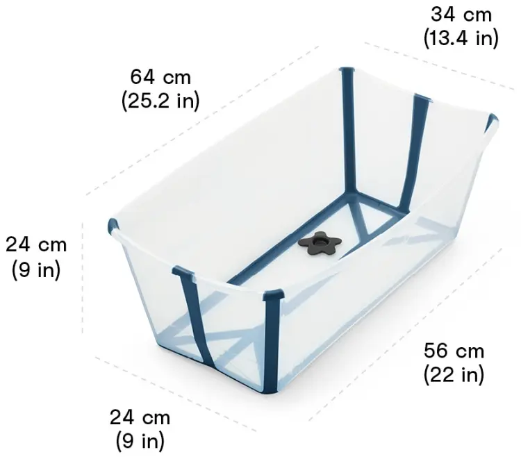 Stokke Flexi Bath, 65x34 см, сиреневый купить,NaN