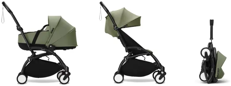 Коляска универсальная 2 в 1 Stokke YOYO3 YOYO3 646407/646002/646404, хаки купить,359590