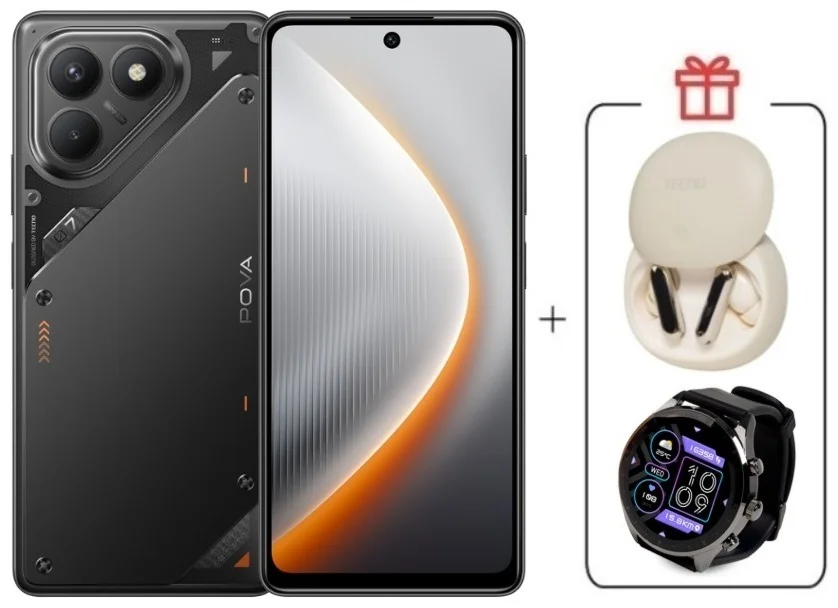 Смартфон Tecno Pova 7 Neo 8/128GB Geek Black + подарок купить,NaN