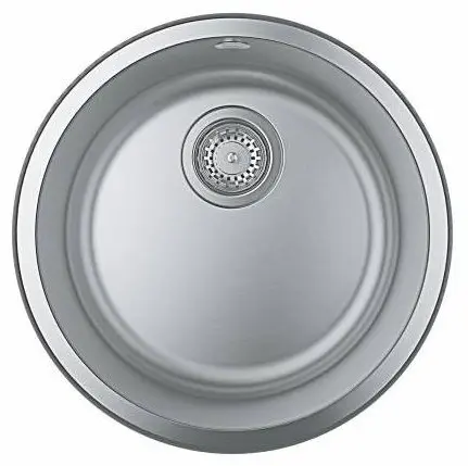 Раковина 31720SD0 врезная круглая 44х44 см, нержавеющая сталь купить,NaN