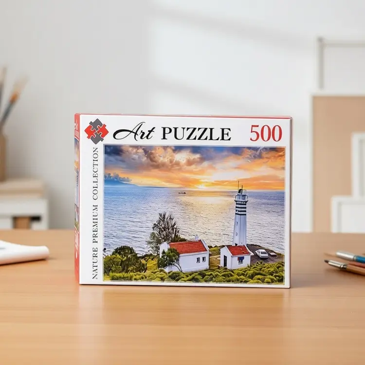 РЫЖИЙ КОТ ArtPuzzle Турция Сарпинчикский маяк ШТК500-3898 классический 500 деталей купить,NaN