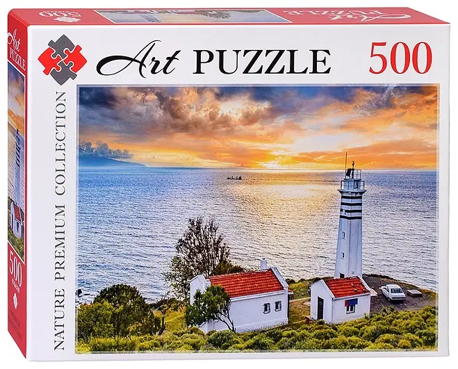РЫЖИЙ КОТ ArtPuzzle Турция Сарпинчикский маяк ШТК500-3898 классический 500 деталей купить,NaN
