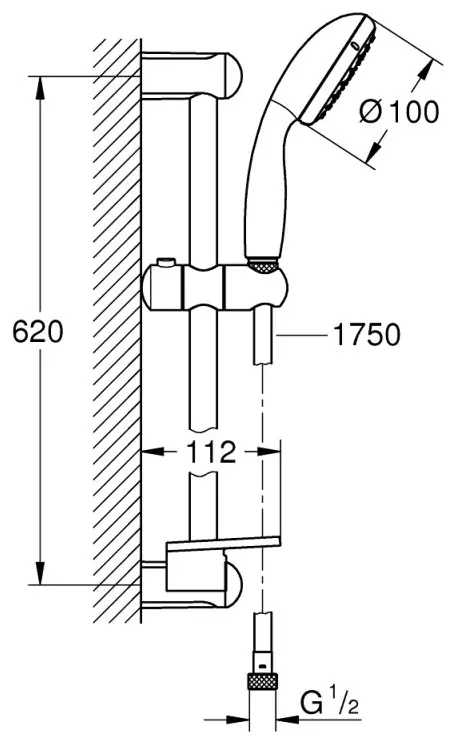 Grohe душевой набор (гарнитур) Eurosmart Cosmopolitan 32831000,23325000,27926001
