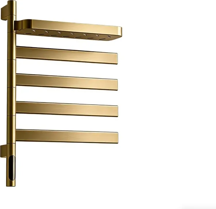 Полотенцесушитель электрический Rein Flexi Cube-Brushed Gold, нестандартный 45x73 см купить,NaN
