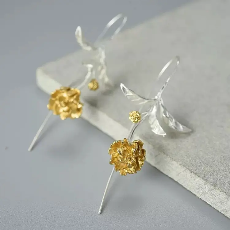Серьги Deimantas 124959428 вес 8.86 г серебро, без вставок купить,NaN