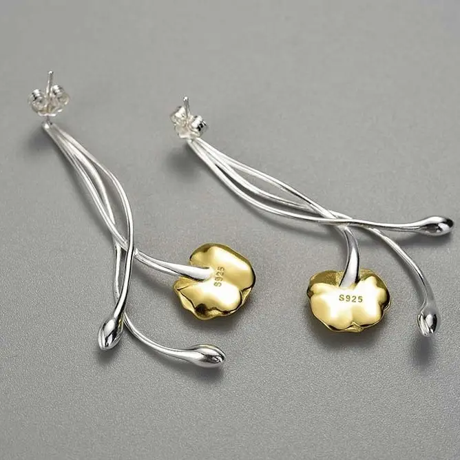 Серьги Deimantas 124959417 вес 5.67 г серебро, без вставок купить,NaN