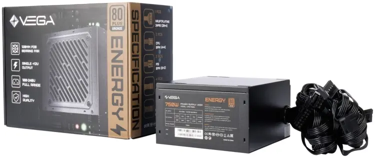 Блок питания VEGA ENERGY VPS-750W 750 Вт купить,NaN