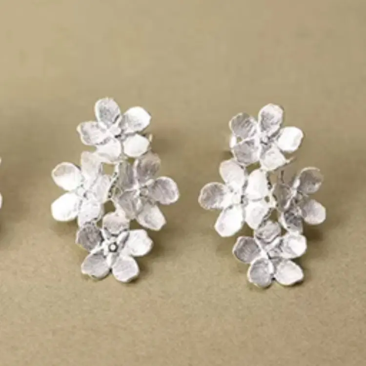 Серьги Deimantas 123938415 вес 2.75 г серебро, без вставок купить,NaN