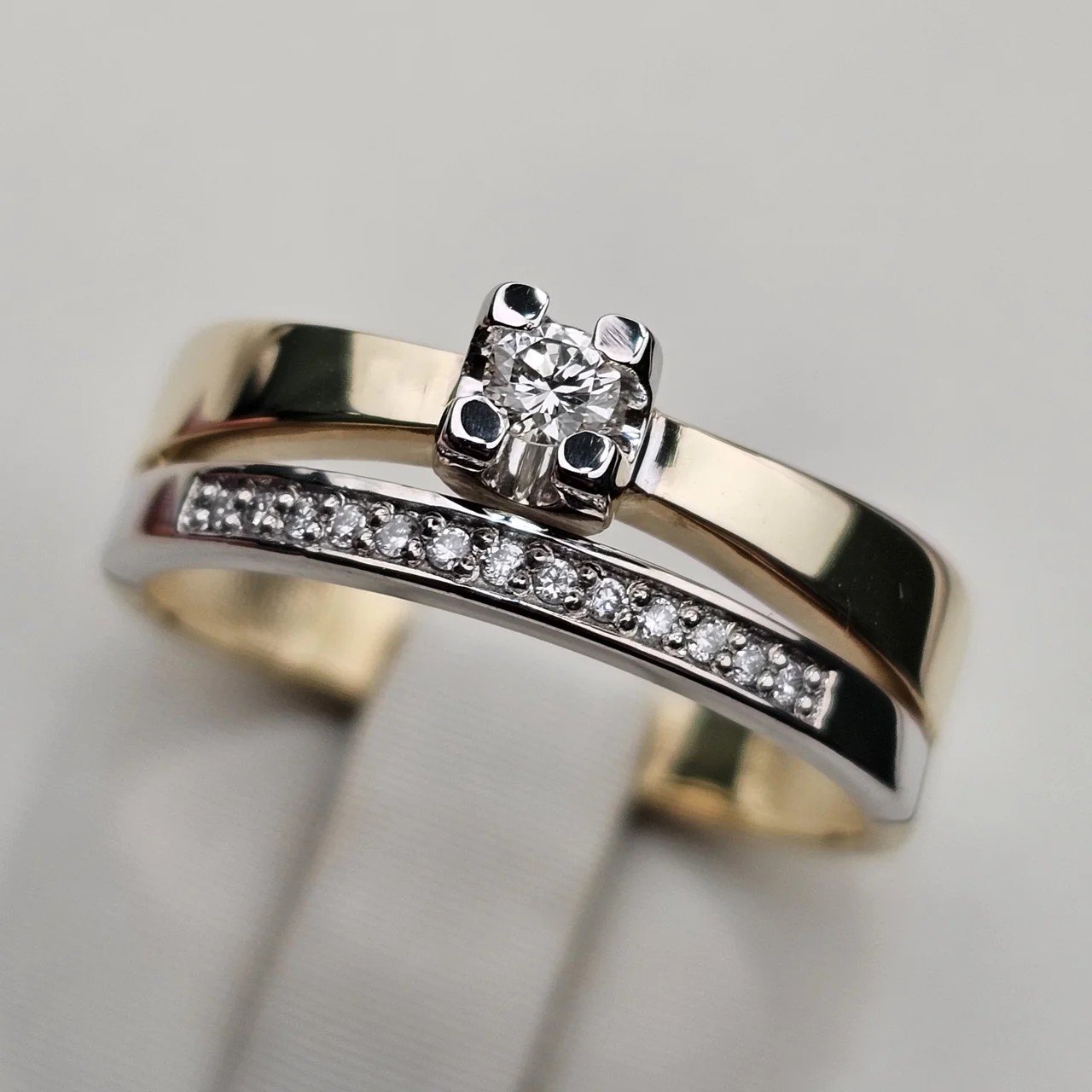 Кольцо Deimantas 112358816 17р 0,155ct. купить,NaN