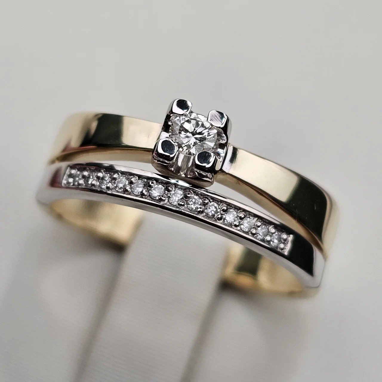 Кольцо Deimantas 112358816 17р 0,155ct. купить,NaN
