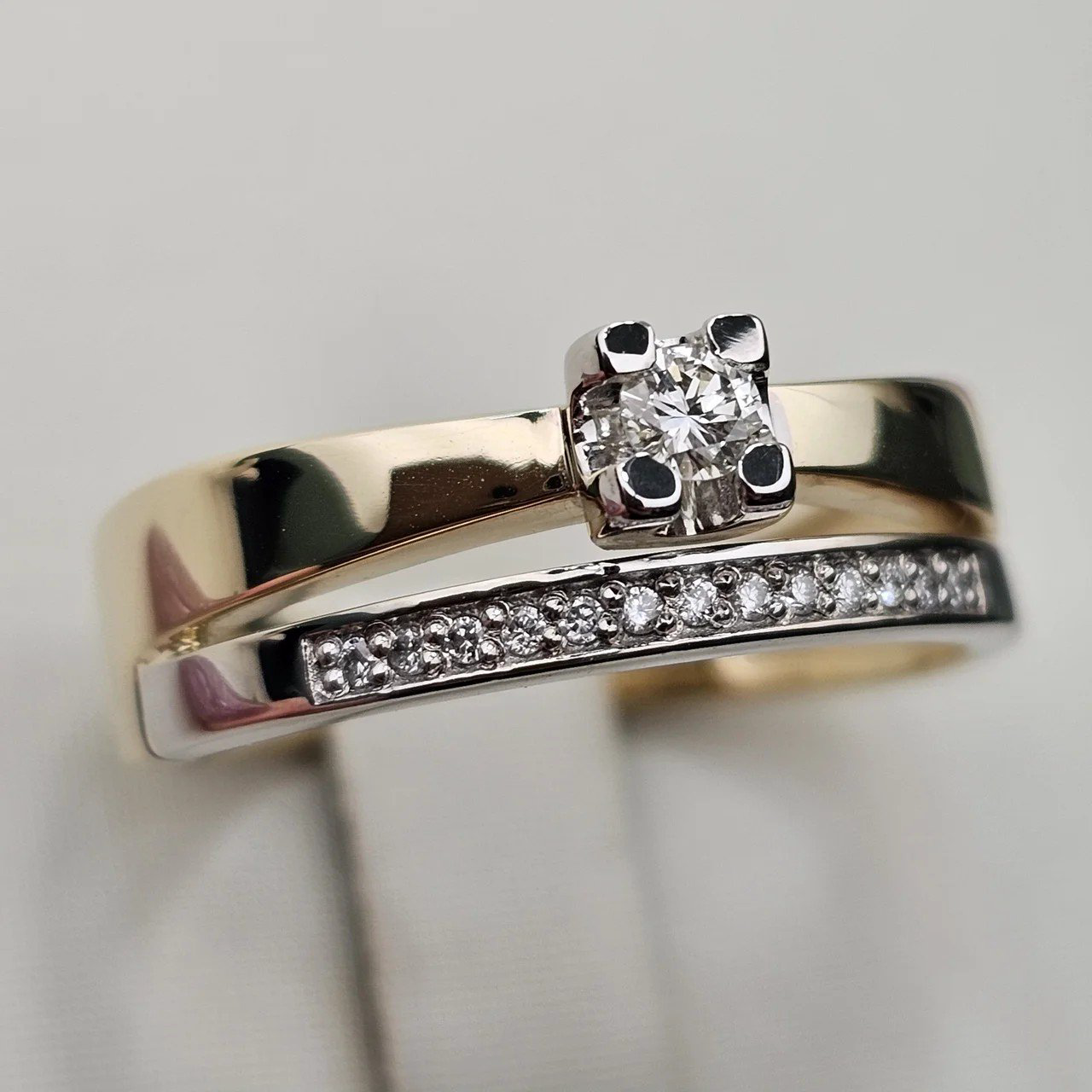 Кольцо Deimantas 112358816 17р 0,155ct. купить,NaN