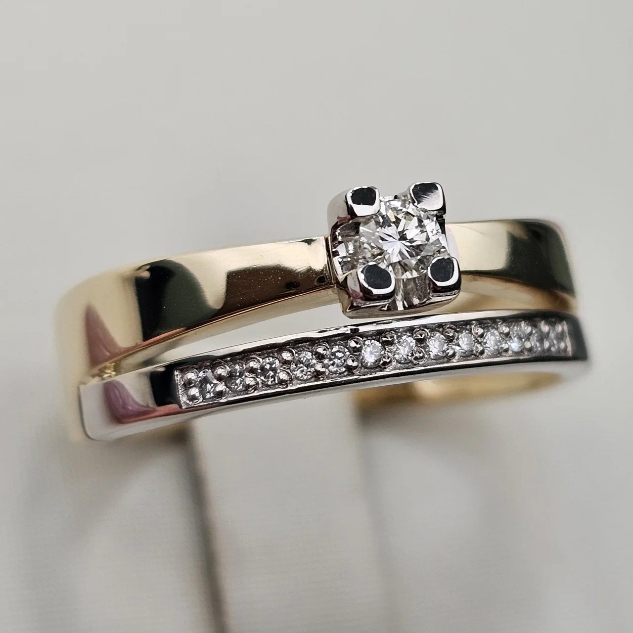 Кольцо Deimantas 112358816 17р 0,155ct. купить,NaN