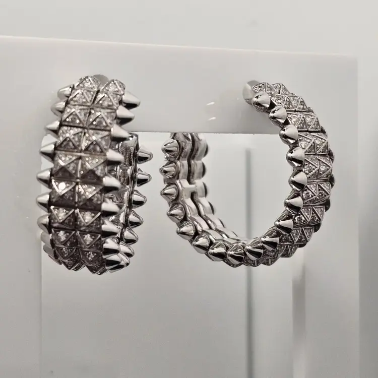 Серьги Deimantas 118293925 вес 16.74 г золото, бриллиант купить,NaN