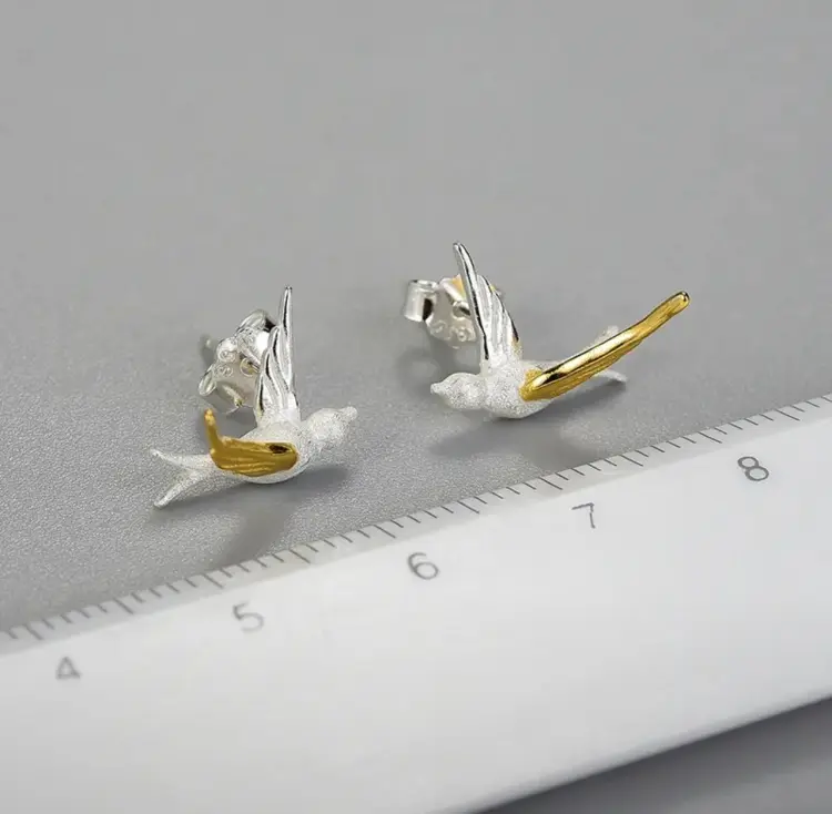 Серьги Deimantas 124949560 вес 1.35 г серебро, без вставок купить,NaN