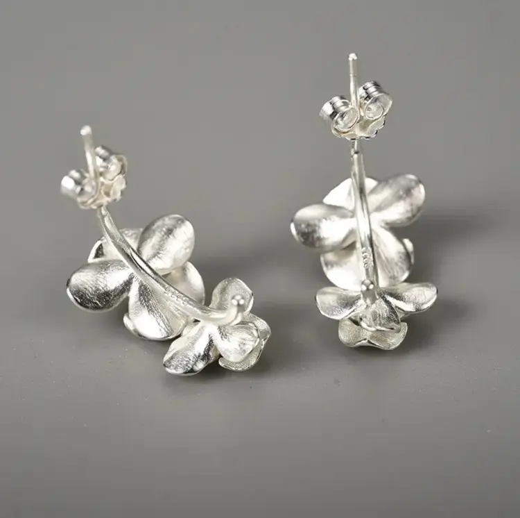 Серьги Deimantas 124949772 вес 4.08 г серебро, без вставок купить,NaN