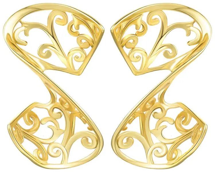 Серьги Deimantas 123949864 вес 4.3 г серебро, без вставок купить,NaN