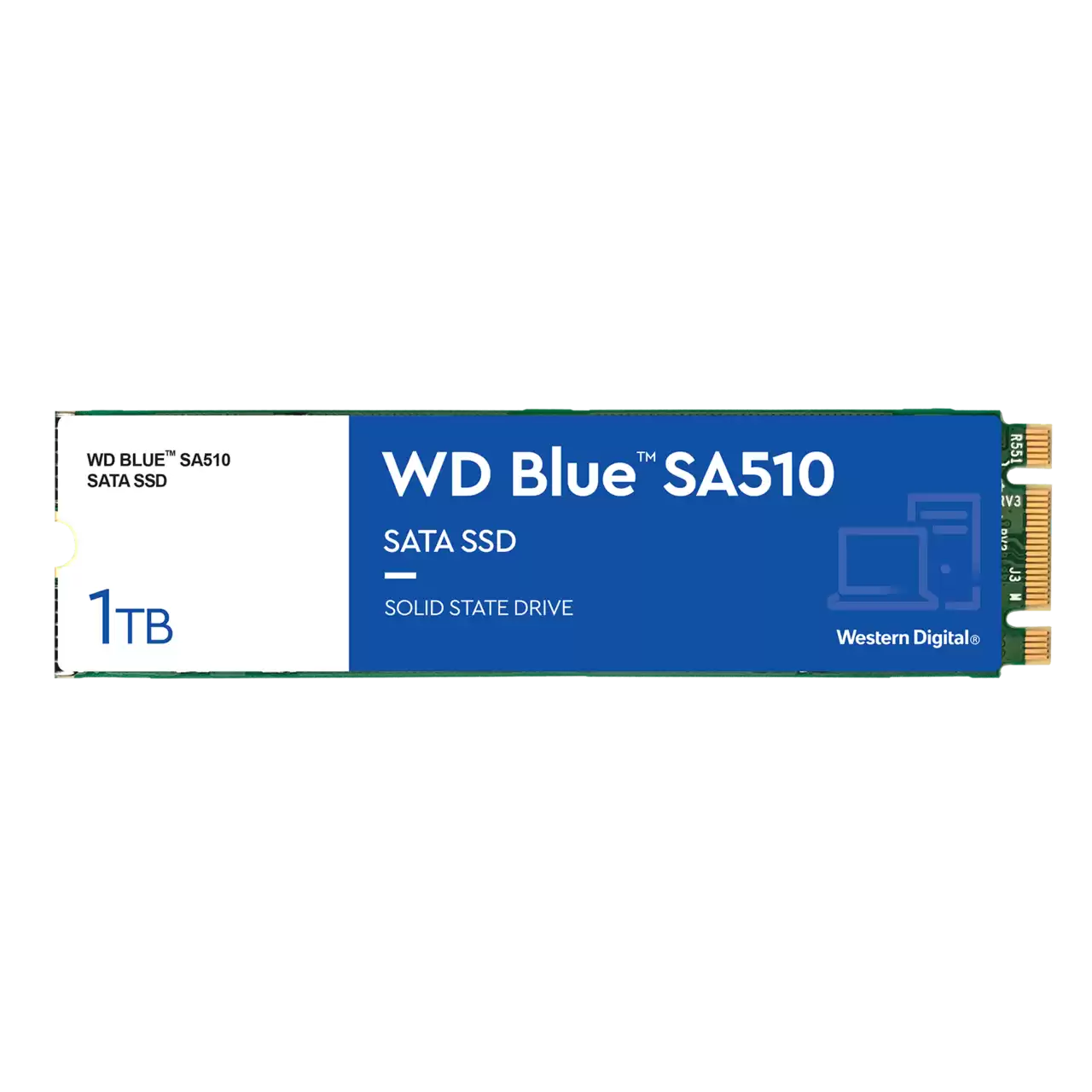 SSD накопитель Western Digital Blue SA510 WDS100T3B0B 1Tb