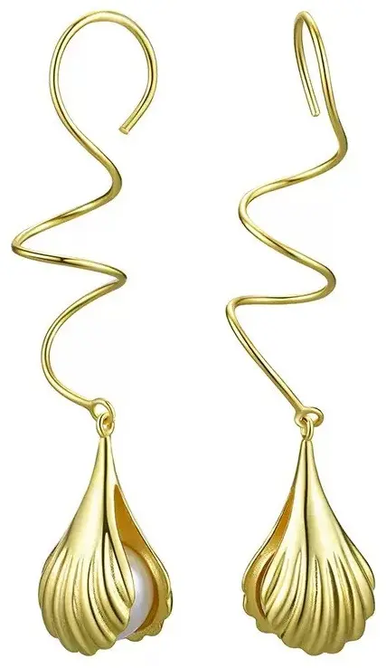 Серьги Deimantas 124949784 вес 6.9 г серебро, культивированный жемчуг купить,NaN