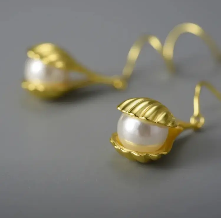 Серьги Deimantas 124949784 вес 6.9 г серебро, культивированный жемчуг купить,NaN