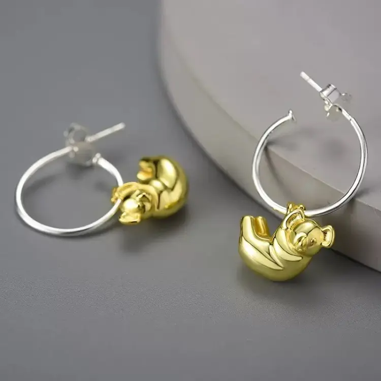 Серьги Deimantas 124949915 вес 4.85 г серебро, без вставок купить,NaN