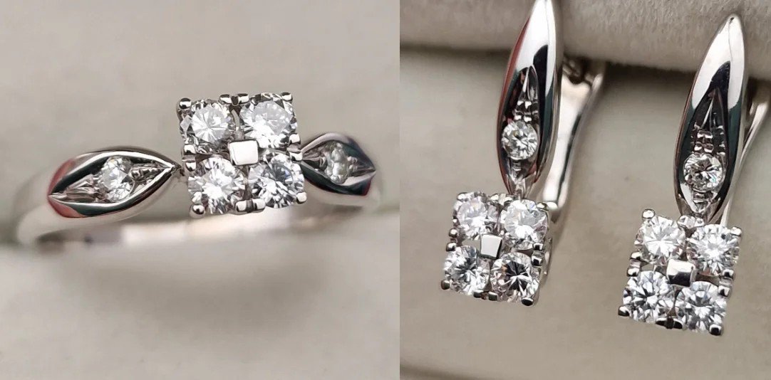 Комплект Deimantas 112109098 17,5р 0,37ct 0,69ct. купить,NaN