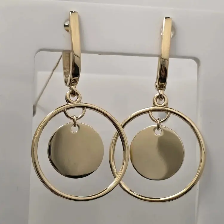 Серьги Deimantas 122668281 вес 5.68 г золото, без вставок купить,NaN